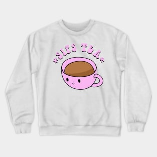 Sips Tea Meme Crewneck Sweatshirt